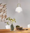EGLO 99695 CALMANERA beltéri függeszték, fehér, sárgaréz színben, E27 foglalattal, max 1X40W teljesítmény, IP20 védelemmel, 2 év garanciával ( EGLO 99695 )