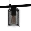 EGLO 99707 ZOCABON beltéri függeszték, fekete színben, E27 foglalattal, max 4X40W teljesítmény, IP20 védelemmel, 2 év garanciával ( EGLO 99707 )
