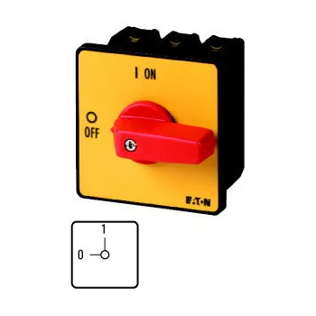   Eaton 005743 P3-63/E-RT Be-Ki kapcsoló VÉSZ-KI 3p 63A beépíthető