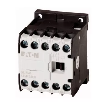 Eaton 012701 DILEM4-G(24VDC) Telj.kontaktor AC-3/400V:4kW