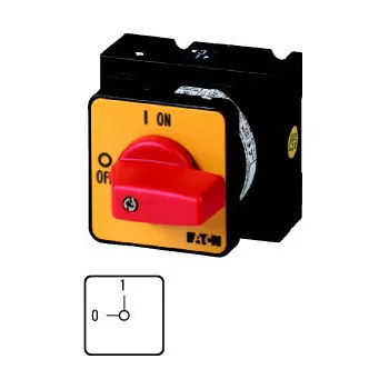   Eaton 016318 T3-1-102/E-RT Be-Ki kapcsoló VÉSZ-KI 2p 32A beépíthető