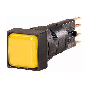   Eaton 087915 Q18LF-GE/WB Jelzőlámpa, lapos, sárga, izzóval