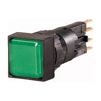   Eaton 087947 Q18LF-GN/WB Jelzőlámpa, lapos, zöld, izzóval