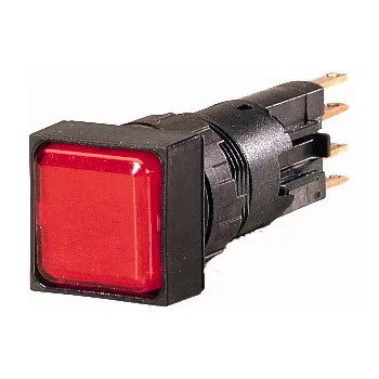   Eaton 088001 Q18LF-RT/WB Jelzőlámpa, lapos, piros, izzóval