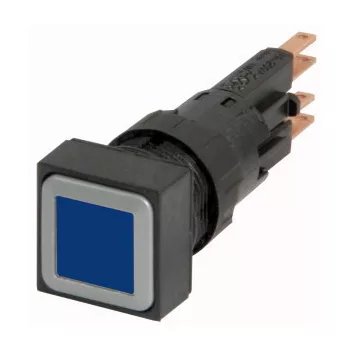   Eaton 088338 Q18LT-BL/WB Világító nyomógomb, kék, visszaálló, izzólámpával