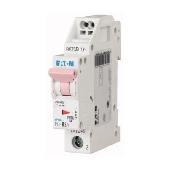   Eaton 101245 PLI-B2/1 Kismegszakító. 1P, 2A, B karakterisztika, 10kA