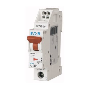   Eaton 101246 PLI-B4/1 Kismegszakító. 1P, 4A, B karakterisztika, 10kA