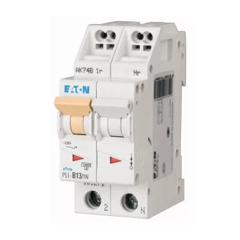   Eaton 101278 PLI-C13/1N Kismegszakító. 1P+N, 13A, C karakterisztika, 10kA