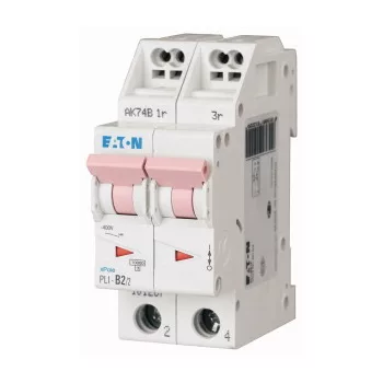   Eaton 101294 PLI-C2/2 Kismegszakító. 2P, 2A, C karakterisztika, 10kA