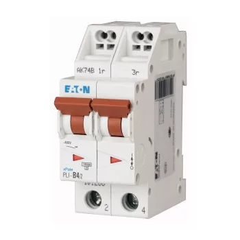   Eaton 101295 PLI-C4/2 Kismegszakító. 2P, 4A, C karakterisztika, 10kA