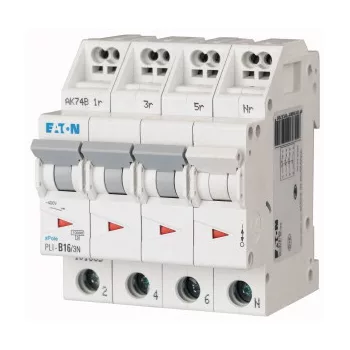   Eaton 101342 PLI-C16/3N Kismegszakító. 3P+N, 16A, C karakterisztika, 10kA