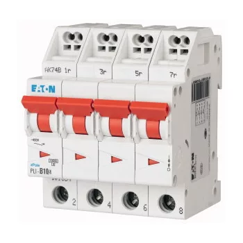   Eaton 101361 PLI-C10/4 Kismegszakító. 4P, 10A, C karakterisztika, 10kA