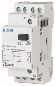 Eaton 101910 Z-R23/4O 24V DC installációs relé, 4ny, 20A (AC1)