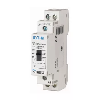   Eaton 103168 Z-TN230/2S2O Installációs relé, ON-AUT-OFF kapcs., 2z+2ny, 20A