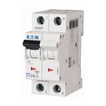 Eaton 106028 PL6-B16/1N Kismegszakító, 6kA 1 pólus+nulla
