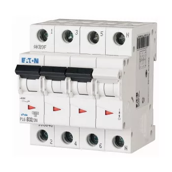 Eaton 106913 PL6-C32/3N Kismegszakító, 6kA 3 pólus+nulla