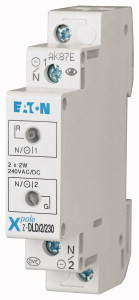 Eaton 108898 Z-DLD/WH230 jelzőlámpa kétlámpás fehér + fehér, 110-240V AC/DC