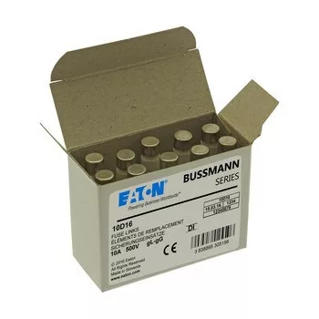   Eaton 10D16 D TYPE TIME DELAY 500V 10A FUSE Diazed betét D16, 500V AC (DI, E16-hoz)