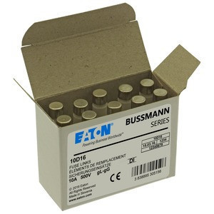 Eaton 10D16 D TYPE TIME DELAY 500V 10A FUSE Diazed betét D16, 500V AC (DI, E16-hoz)