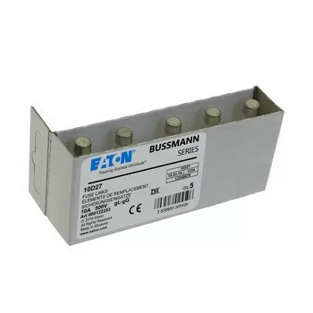   Eaton 10D27 FUSE 10A DII/E27 GR 500V AC Diazed betét D27, 500V AC (DII, E27-hez)