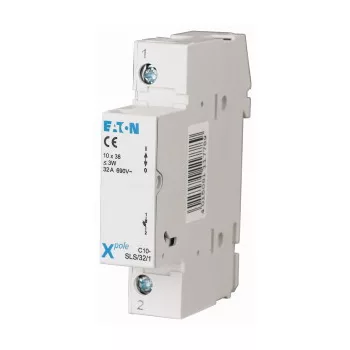   Eaton 112220 C10-SLS/32/1 Biztosítós szakaszoló, 10x38 hengeres bizt.-hoz