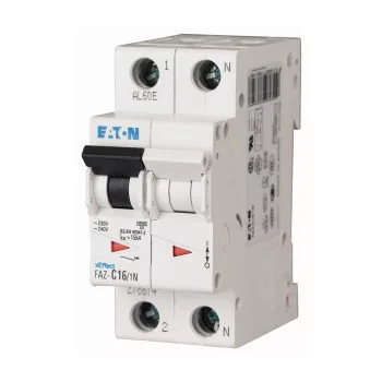 Eaton 115378 FAZ-D50/1N Kismegszakító, 15kA 1-pól.+null