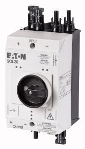 Eaton 120915 SOL20/2MC4 PV szakaszolókapcsoló 20A DC, 2xMC4/1xMC4