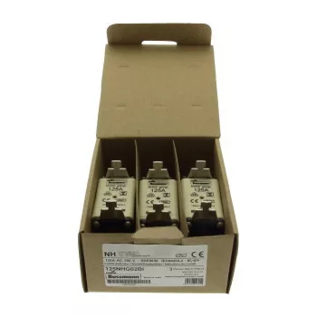   Eaton 125NHG02BI NH FUSE 125A 500V GL/GG SIZE 02 NH-betét 125A, DIN 02 méret, 500V AC, gG, szig.fül