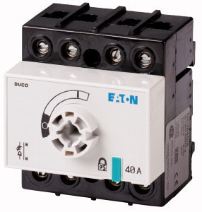 Eaton 1314109 DCM-40/4-SK+VC DCM szakaszolókapcsoló, 40A, 4p, forg. nélk.