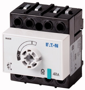 Eaton 1314112 DCM-40/1-SK+FM DCM szakaszolókapcsoló, 40A, 3p+sldN, forg. nélk.
