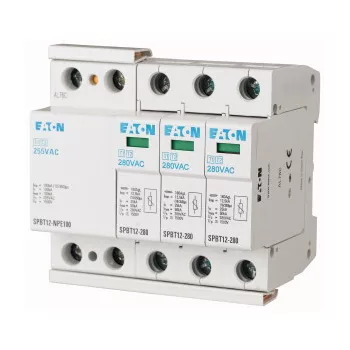   Eaton 158332 SPBT12-280-3+NPE villámáram-túlfesz. lev. klt. B+C 12,5kA TN-S