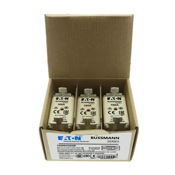   Eaton 160NHG00B NH FUSE 160A 500V GG/GL SIZE 00 NH-betét 160A, DIN 000 méret, 500V AC, gG/gL
