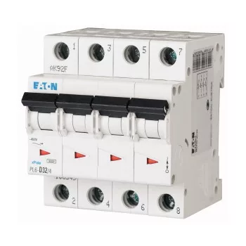 Eaton 166526 PL6-C32/4 Kismegszakító, 6kA 4 pólus
