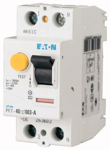 Eaton 166797 PF7-100/2/003 Áram-védőkapcsoló (Fi-relé) AC osztály, 2P, 100A, 30mA