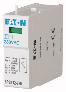 Eaton 167341 SPBT12-280 V.és túlfesz.lev. betét B+C, SPBT12-höz, Uc=280VAC