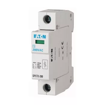   Eaton 167608 SPCT2-460/1 komplett túlfesz. levezető, C, 1p, Uc=460V AC