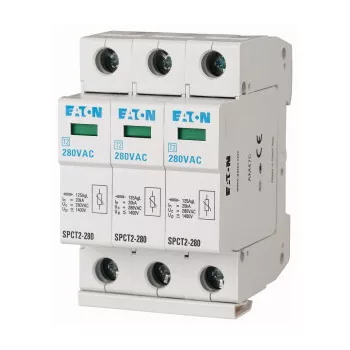   Eaton 167610 SPCT2-460/3 komplett túlfesz. levezető, C, 3p, Uc=460V AC