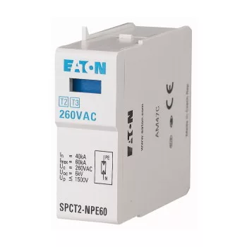   Eaton 167617 SPCT2-NPE60 túlfesz. lev. betét C,D, SP.T.-hoz, Uc=260V AC