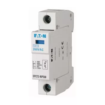   Eaton 167619 SPCT2-280-1+NPE komplett túlfesz. levezető, C, 1p+N, Uc=280V AC