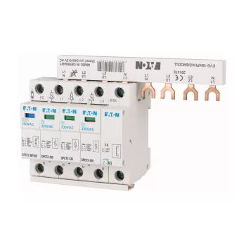  Eaton 167630 SPCT2-335-3+NPE/BB komplett túlfesz. lev. C, 3p+N, Uc=335V AC, klt.