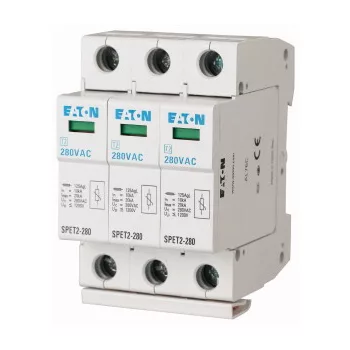   Eaton 168692 SPET2-280/3 komplett túlfesz. levezető C, 3p, Uc=280VAC, 4,5kA