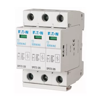  Eaton 168697 SPET2-335/3 komplett túlfesz. levezető C, 3p, Uc=335VAC, 4,5kA