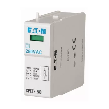   Eaton 168740 SPET2-280 túlfesz. levezető betét C, SPET2-höz, Uc=280V AC