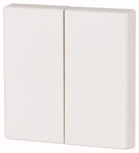 Eaton 172986 CWIZ-02/31 Rockers, neutral, gloss finish, double, Pure white