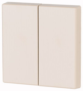 Eaton 172989 CWIZ-02/32 Rockers, neutral, gloss finish, double, Cream