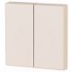 Eaton 172989 CWIZ-02/32 Rockers, neutral, gloss finish, double, Cream