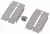 Eaton 173651 BPZ-BR/DINR/V-200 Xboard+ DIN sín beépítő-klt.pár 200mm csatl.térbe