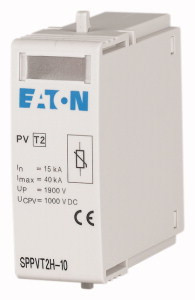 Eaton 176091 SPPVT2-06 PV túlfesz.levezető 'T2' betét 600V DC 1pól.