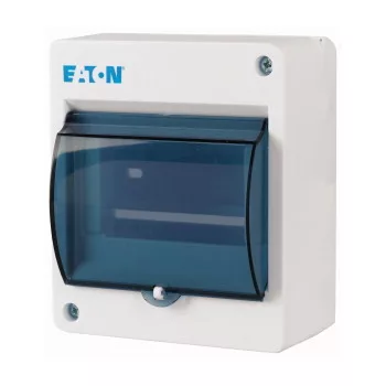   Eaton 177074 MINI-5-ST Kis tokozat IP30, 5 TE, átl.ajtóval, fehér, +N