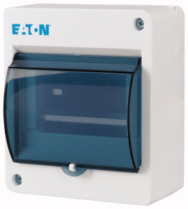 Eaton 177074 MINI-5-ST Kis tokozat IP30, 5 TE, átl.ajtóval, fehér, +N